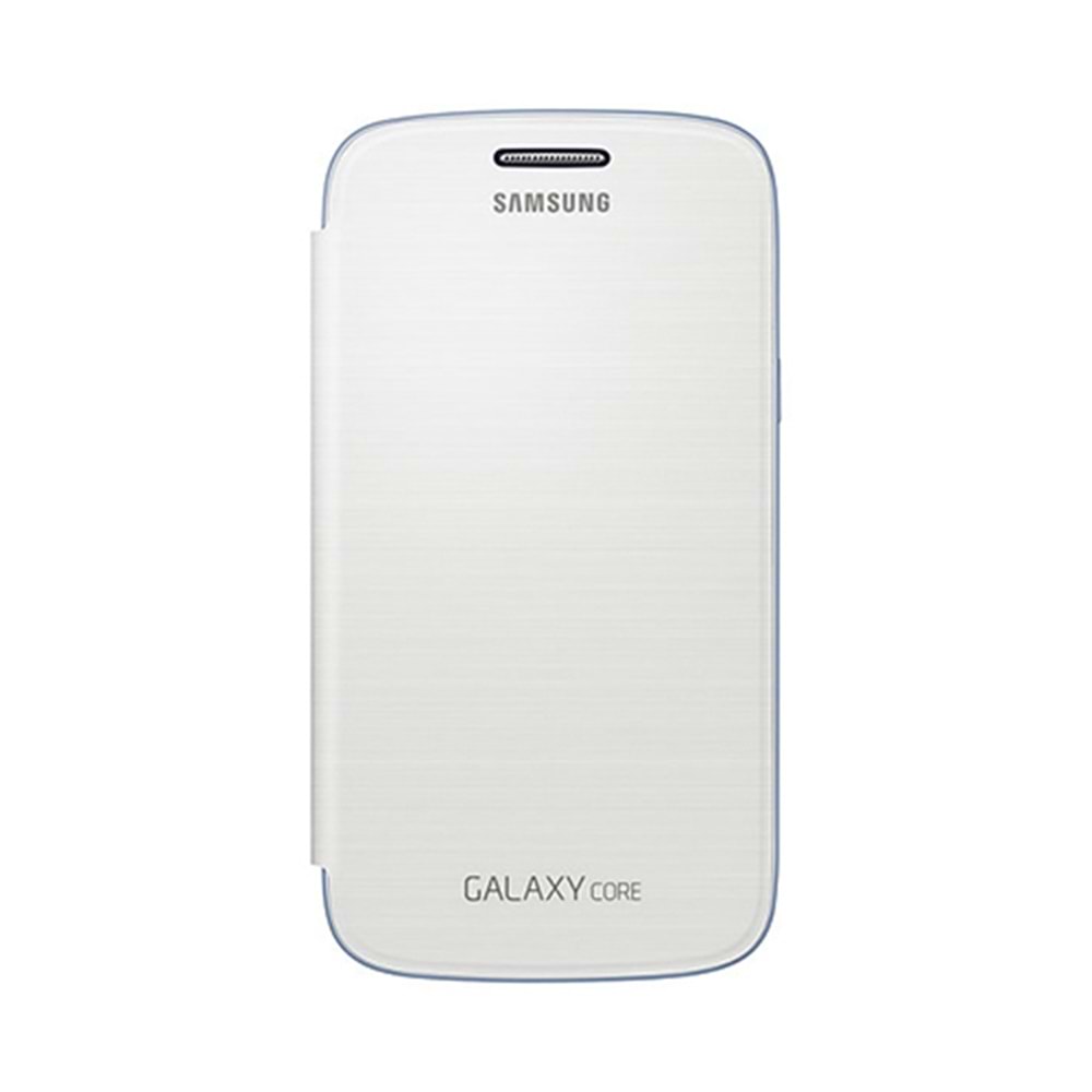 Samsung Galaxy Core Flip Cover Orjinal Kılıf - Beyaz EF-FI826BWEGWW