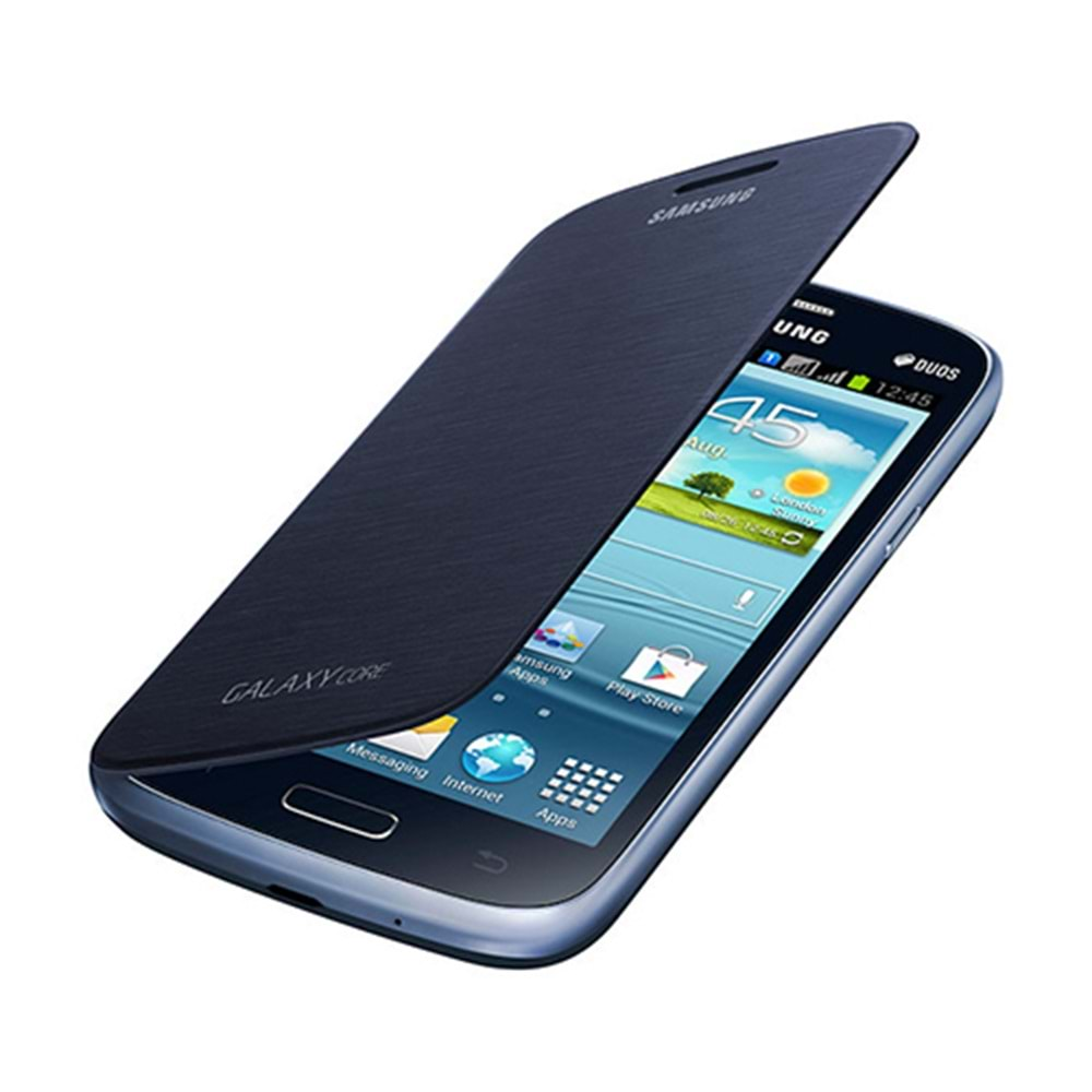 Samsung Galaxy Core Flip Cover Orjinal Kılıf - Lacivert EF-FI826BLEGWW