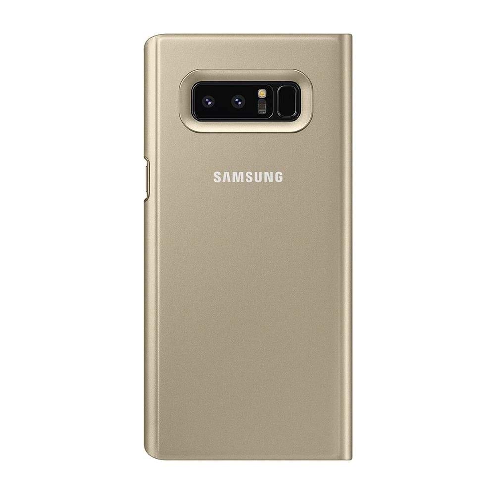 OUTLET Samsung Galaxy Note 8 Clear View Standing Cover Orjinal - Altın - EF-ZN950CFEGWW (BU ÜRÜN OUTLETTİR)