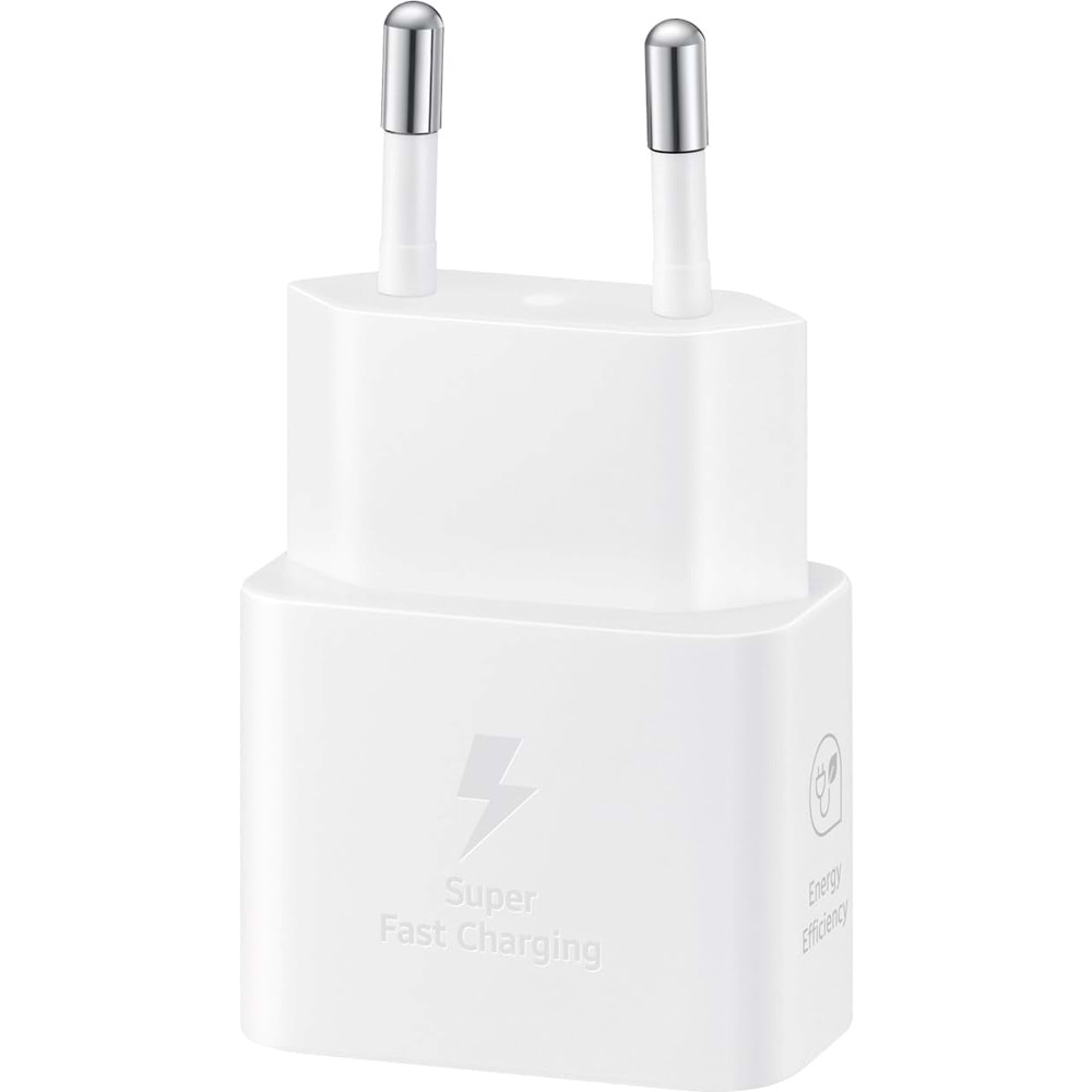 Samsung EP-T2510X 25W Type-C Hızlı Şarj Aleti Type-C to Type-C Kablolu- Beyaz EP-T2510XWEGWW (Samsung Türkiye Garantili)
