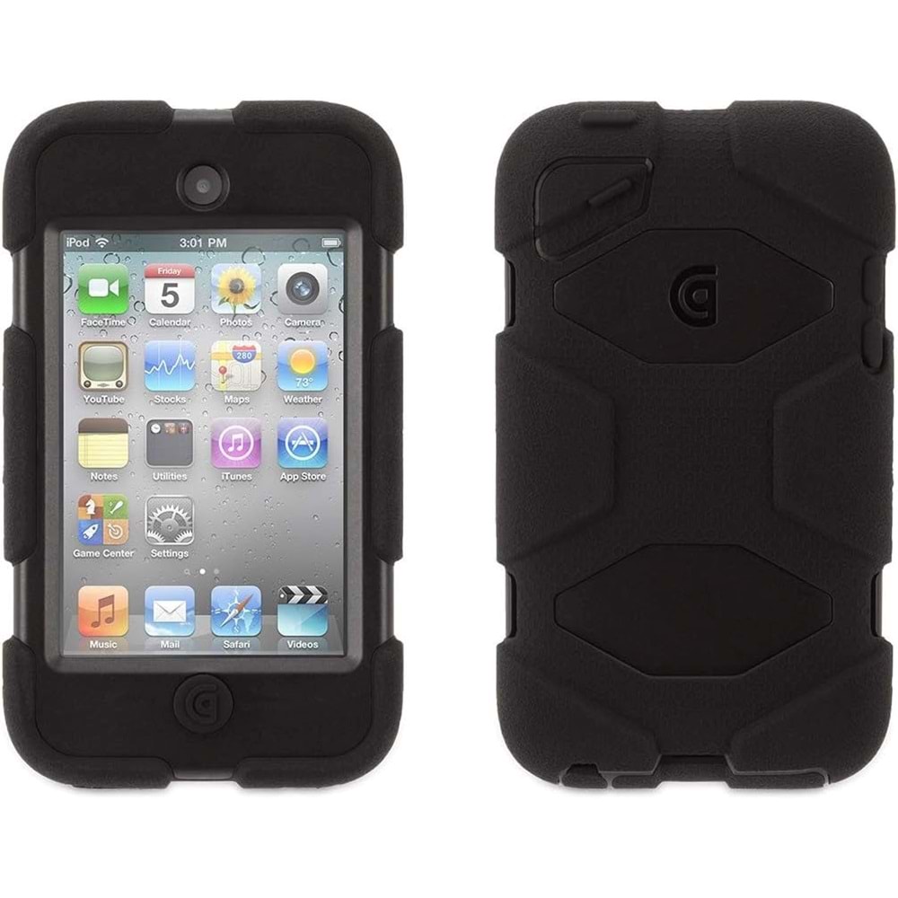Griffin Survivor iPod Touch 4 Kılıf - Siyah