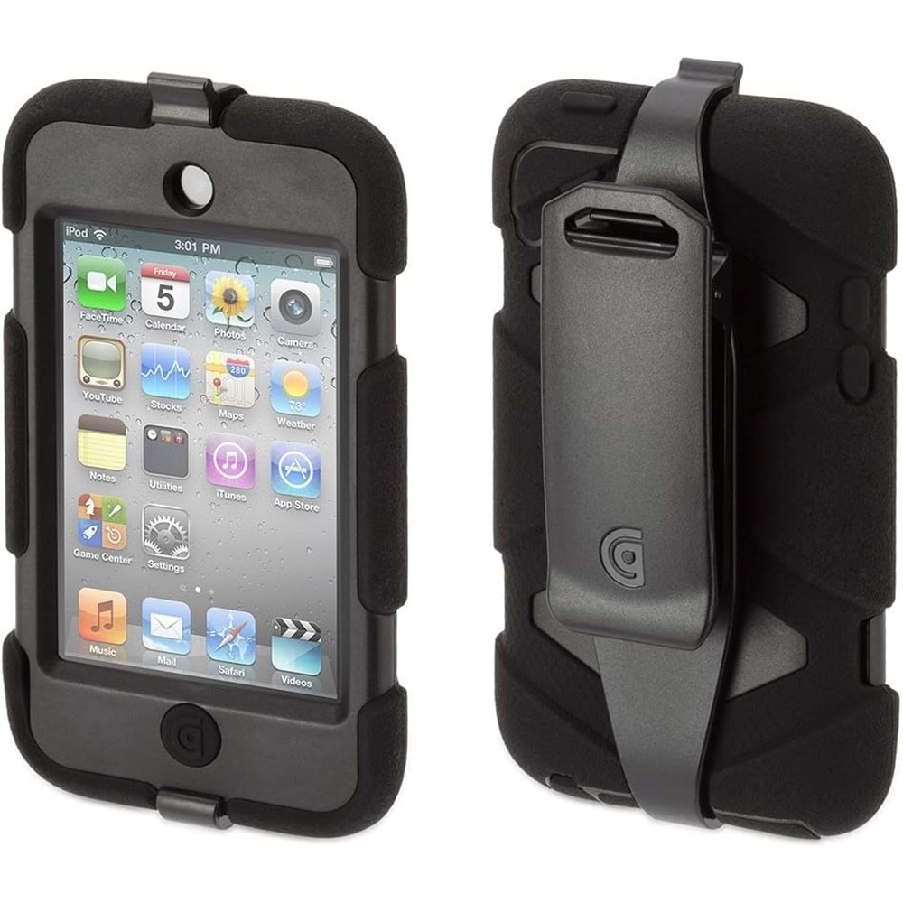 Griffin Survivor iPod Touch 4 Kılıf - Siyah