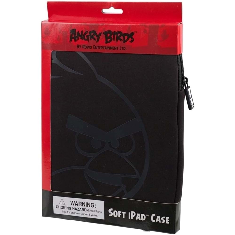 Angry Birds Yumuşak iPad Kılıfı (Siyah) GPH07072