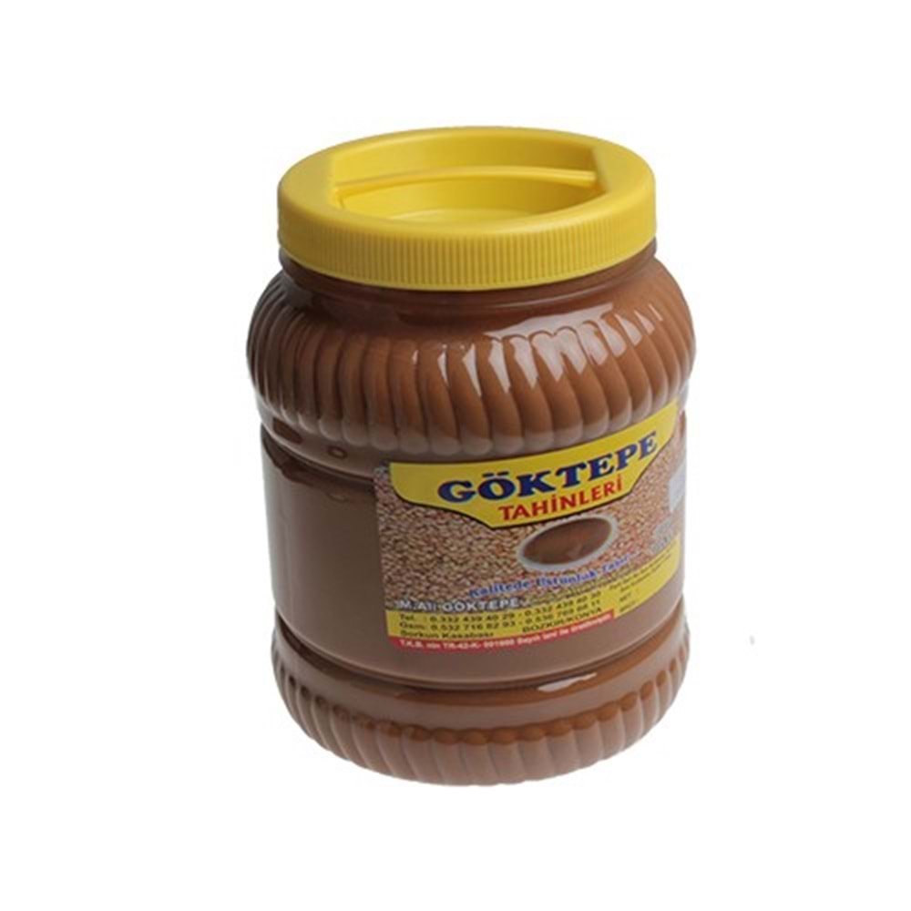 Göktepe Kepeksiz Bozkır Tahin Plastik Kutu 1850gr