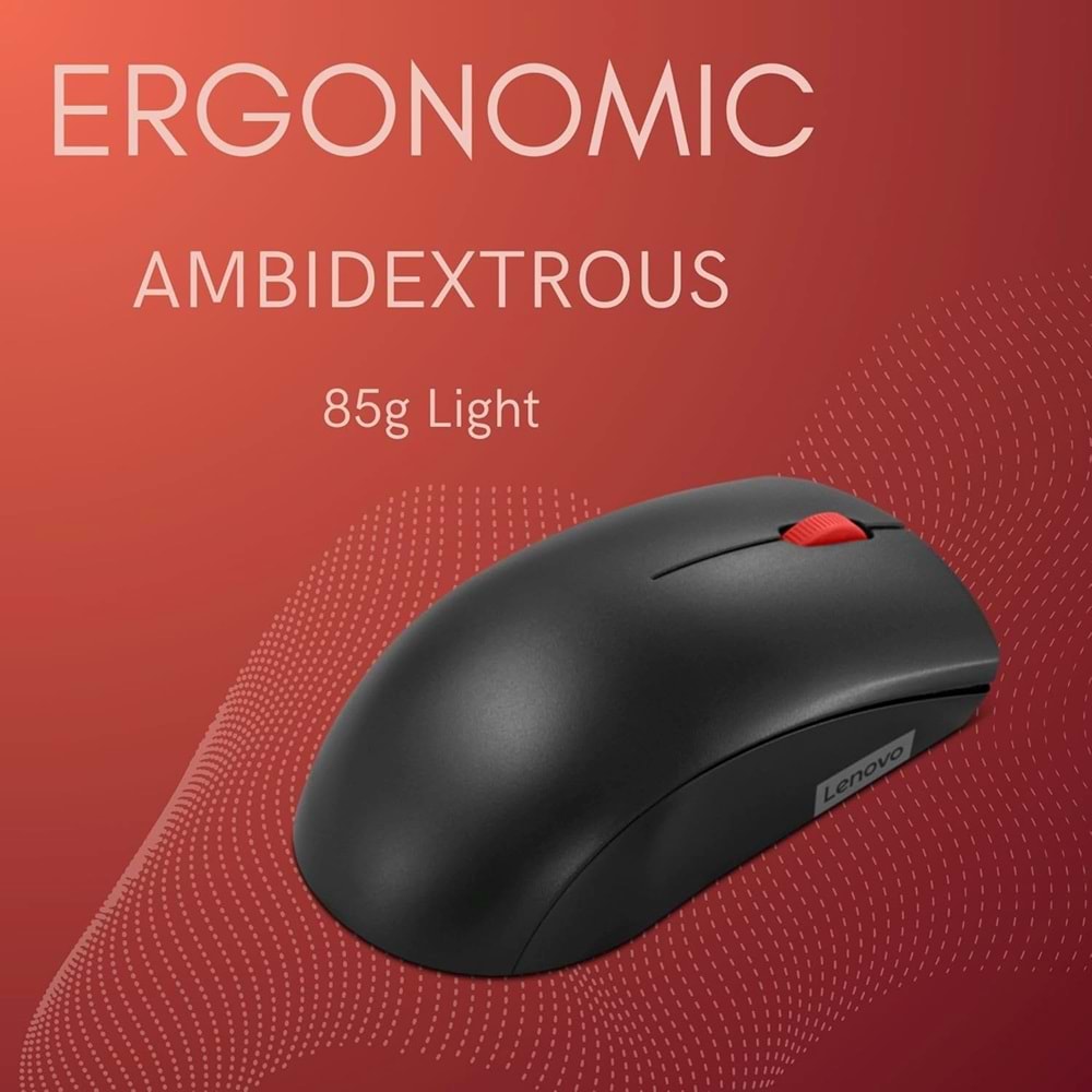 Lenovo 150 Wireless Kablosuz Mouse - Siyah GY51L52638