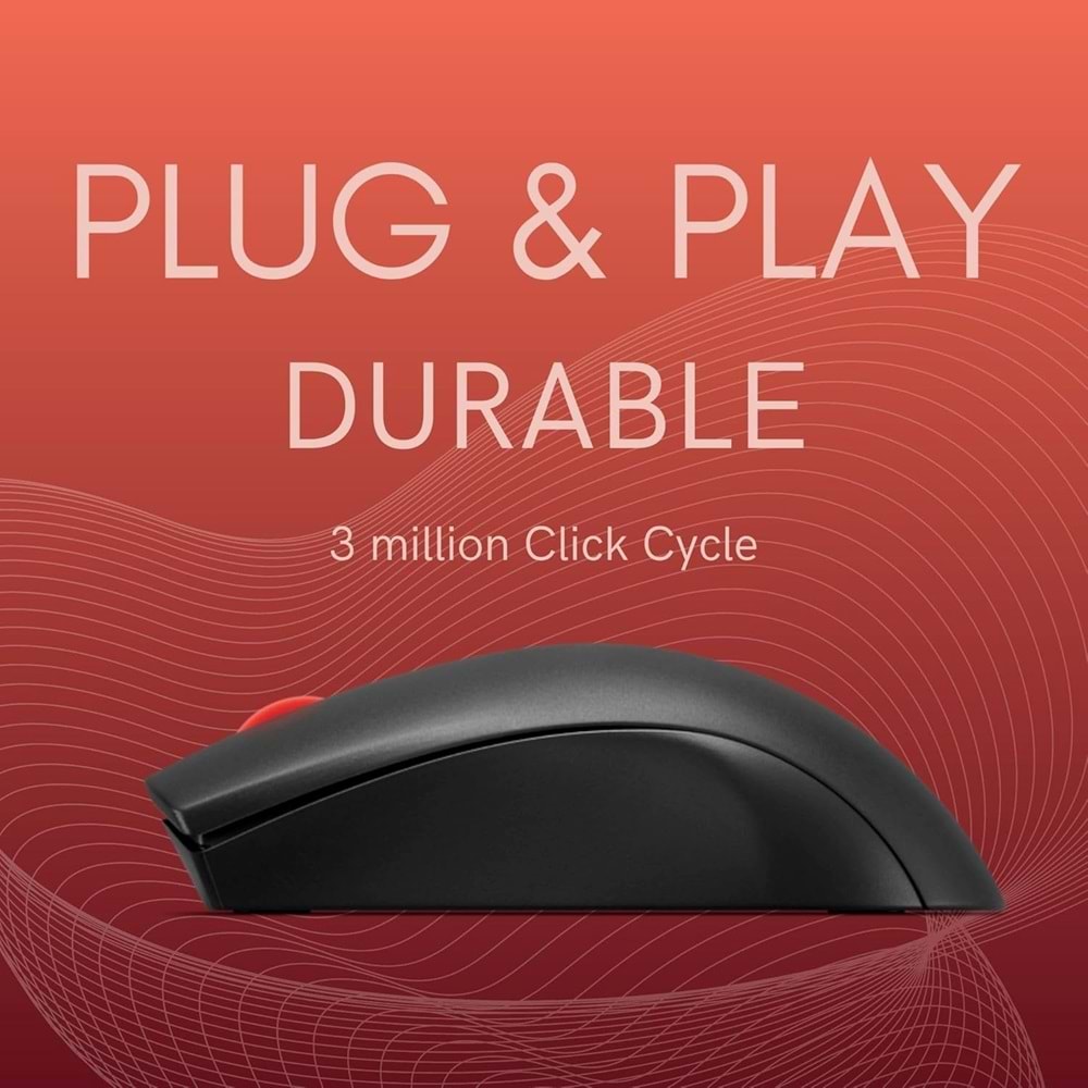 Lenovo 150 Wireless Kablosuz Mouse - Siyah GY51L52638