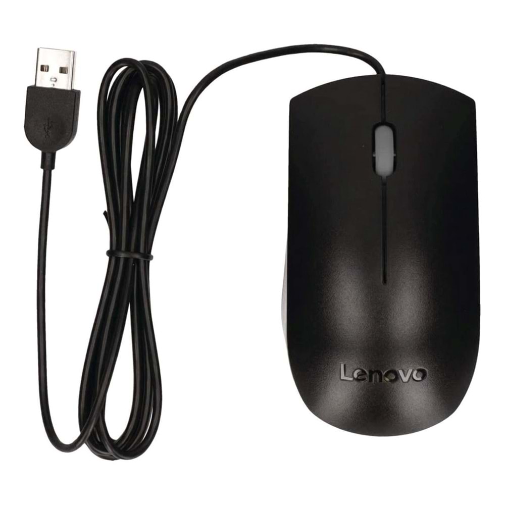 Lenovo Calliope EKB536A USB Kablo Bağlantılı Q Klavye + Kablolu Lenovo Mouse Siyah