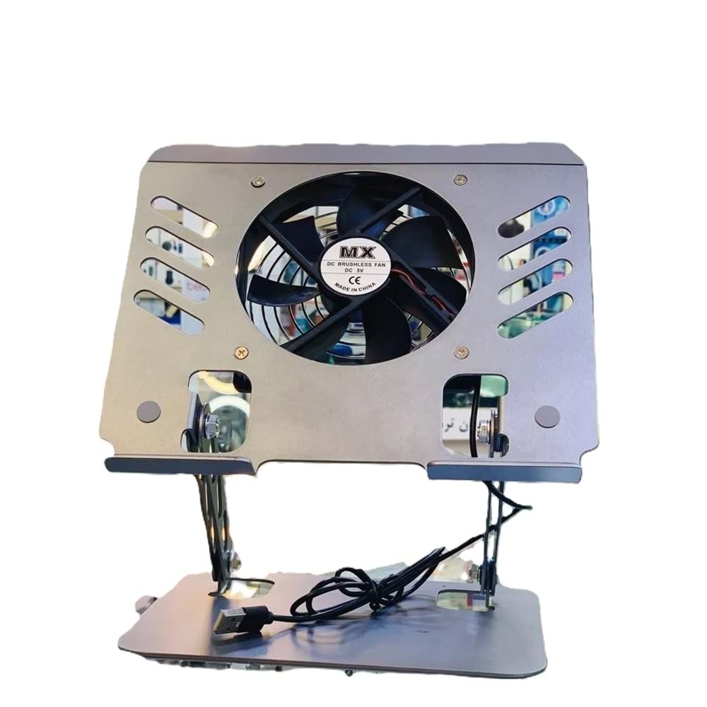 PDAteknoloji DC Brushless 5V Bilgisayar Fanı (N4 Fanlı Metal Laptop Standı)