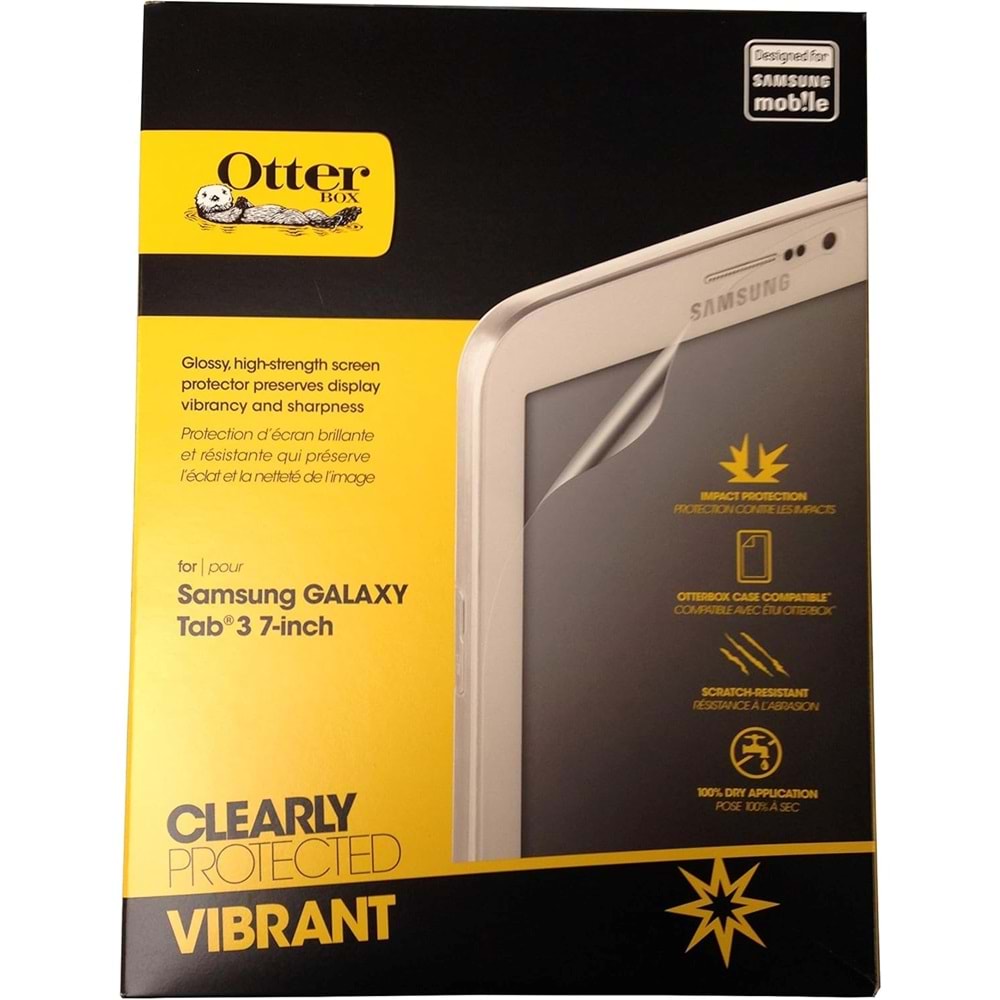 Otterbox Samsung Galaxy Tab 3 7-inch Vibrant Ekran Koruyucu
