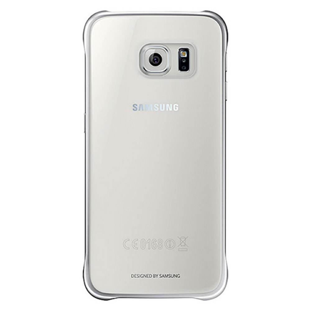 Samsung Galaxy S6 Clear Cover Orjinal - Gümüş EF-QG920BSEGWW (BU ÜRÜN OUTLETTİR )