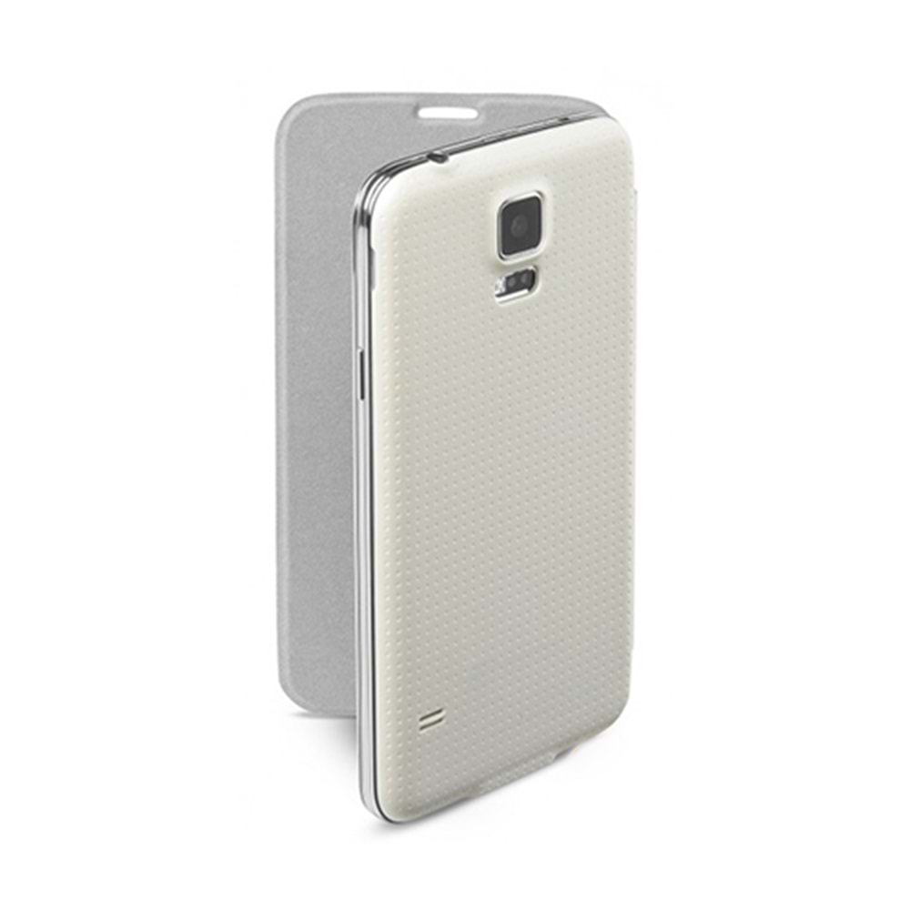 Samsung Galaxy S5 Cellular Line Flip Book Kılıf - Beyaz BACKBOOKGALS5W (Outlet)