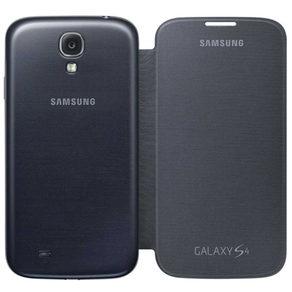 Samsung Galaxy S4 Flip Cover Orjinal Kılıf Siyah EF-FI950BBEGWW (Outlet) -