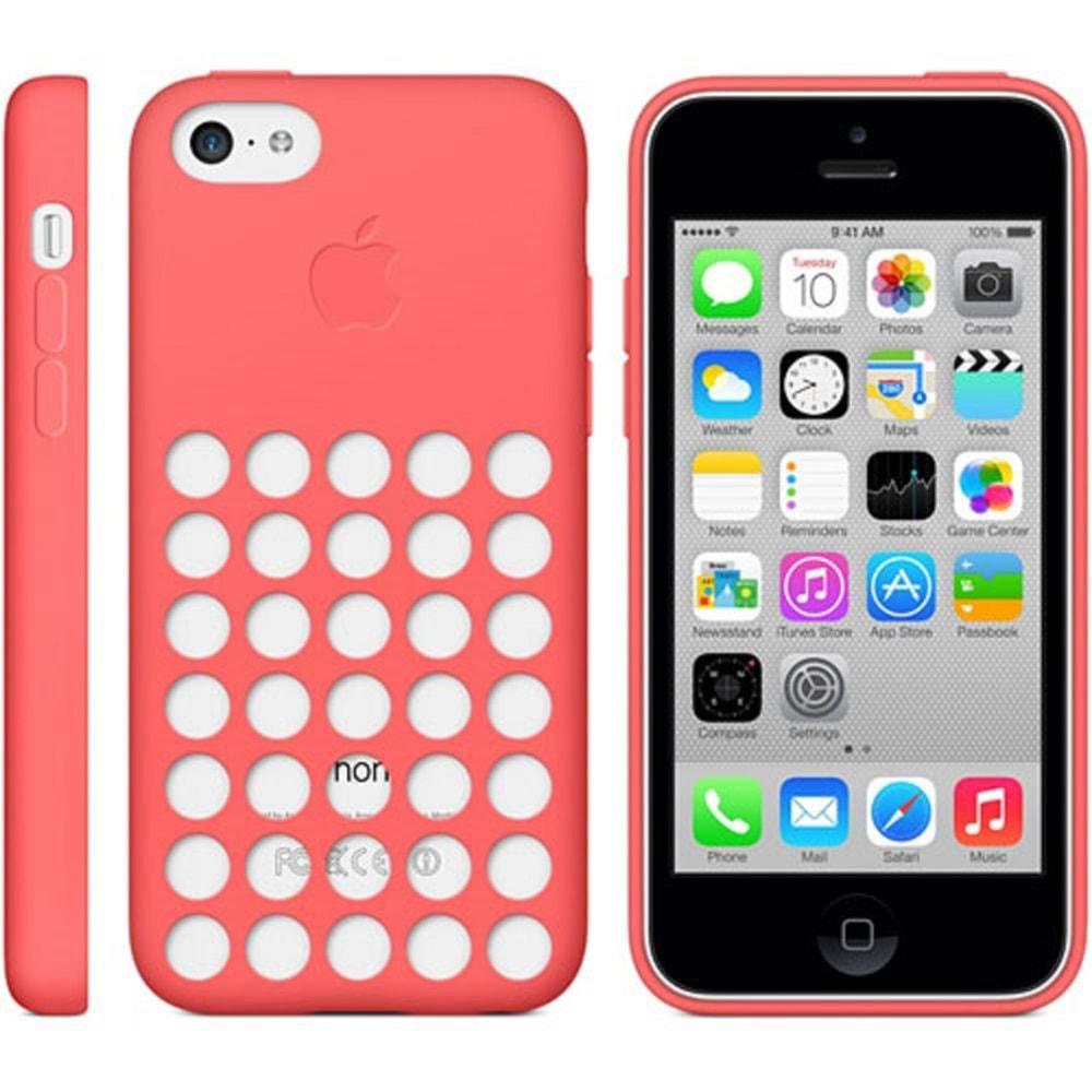 Apple iPhone 5C Kılıf Orjinal MF036ZM/A - Pembe Outlet