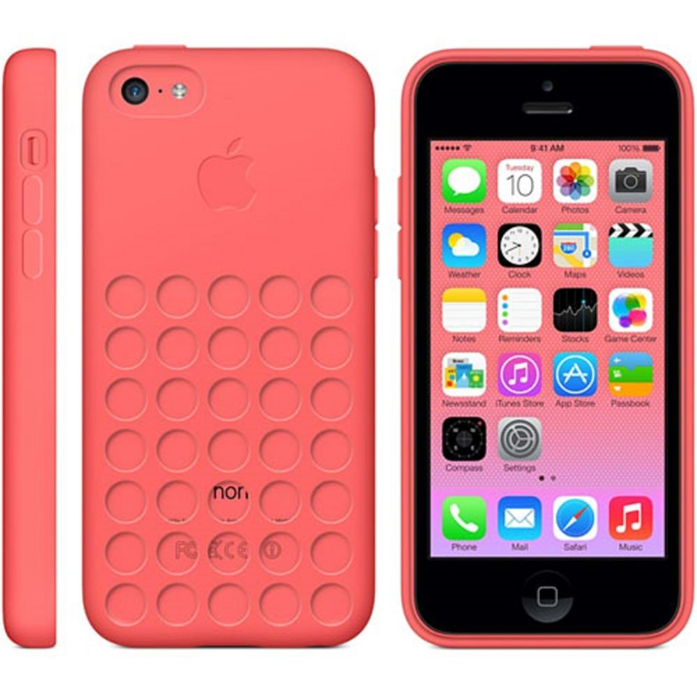 Apple iPhone 5C Kılıf Orjinal MF036ZM/A - Pembe Outlet