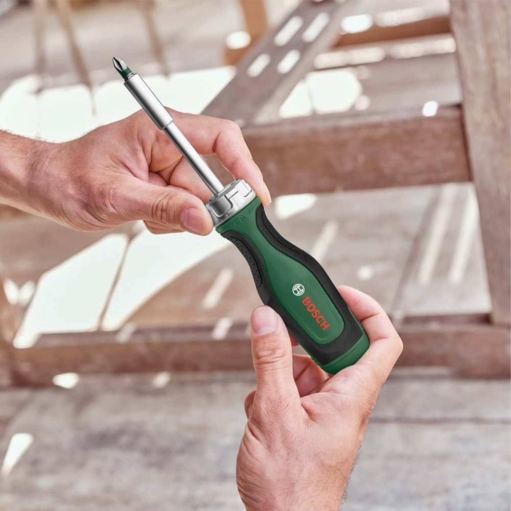 Bosch Home and Garden Cırcırlı Tornavida 12 Uçlu 1600A02BX2(BU ÜRÜN OUTLETTİR)