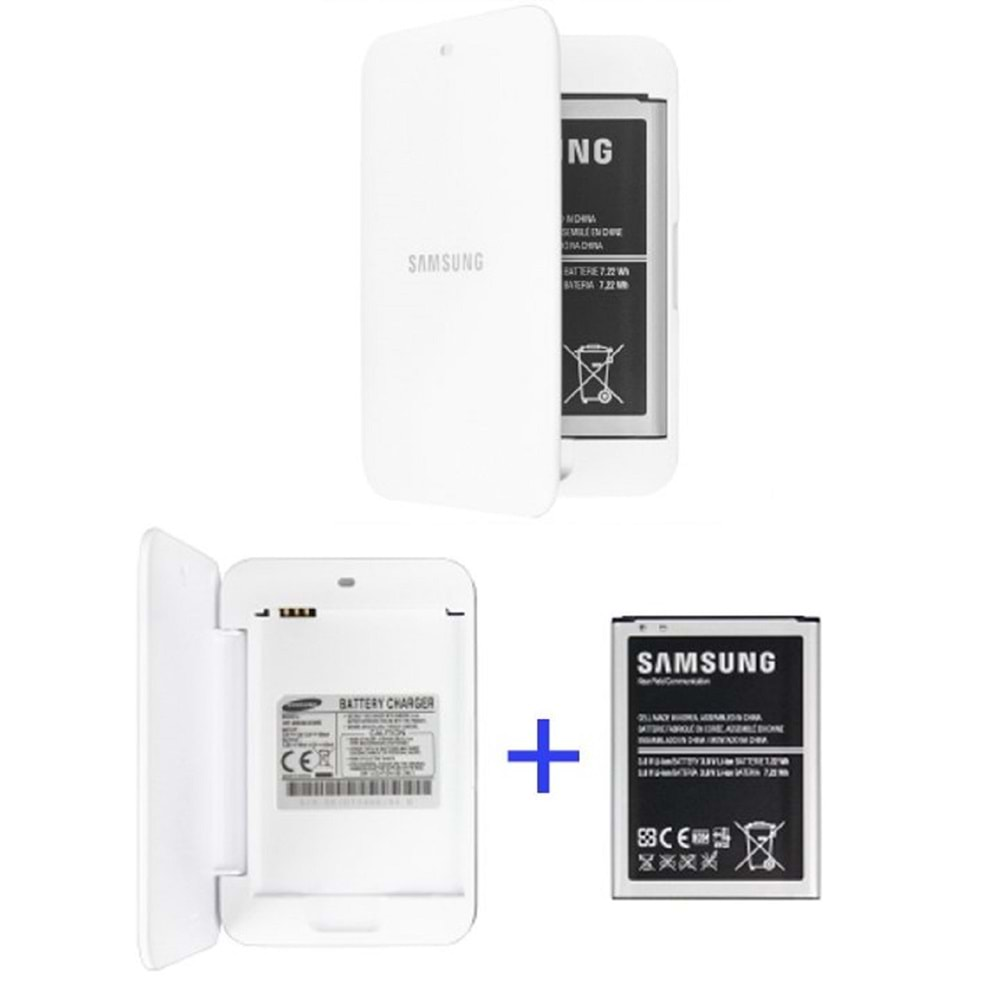 OUTLET- Samsung i9192 i9190 Galaxy S4 Mini Orjinal Batarya Şarj Aleti + Pil Batarya