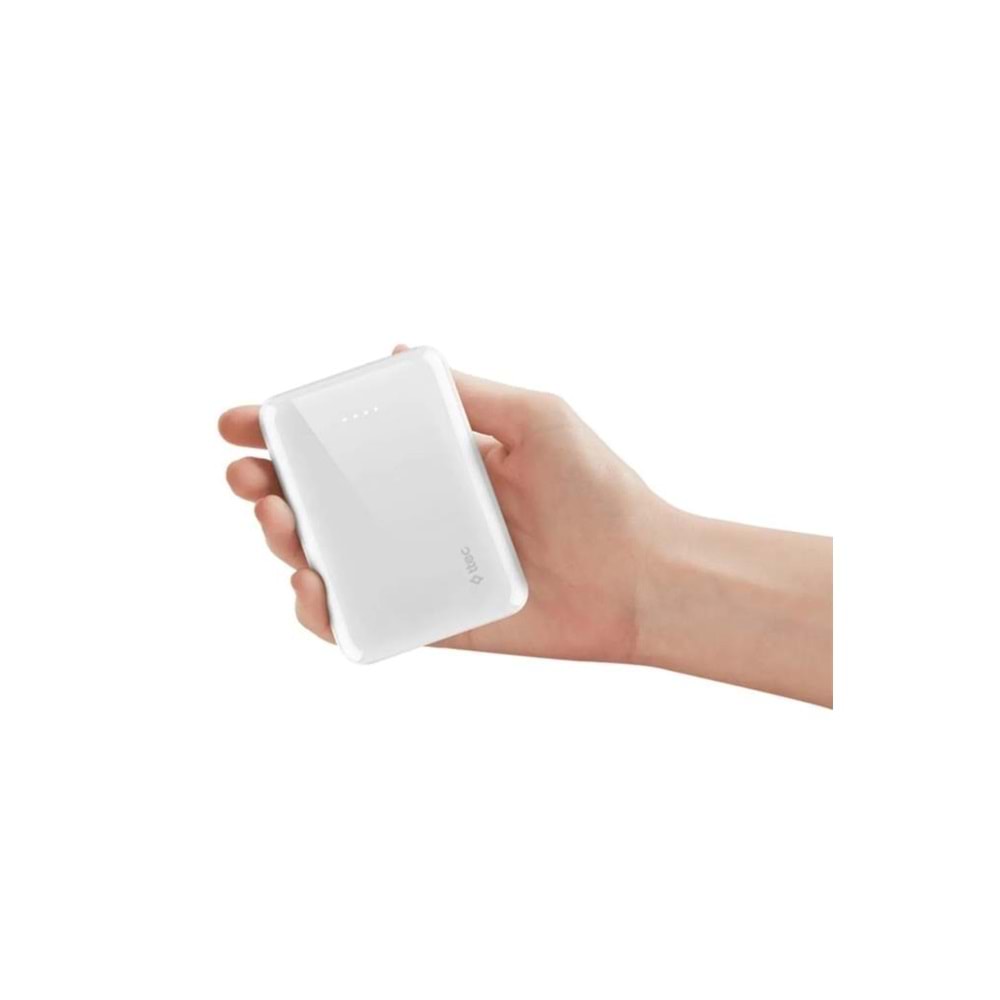 OUTLET Ttec ReCharger S 2A Powerbank 10000 mAh Beyaz - 2BB174B OUTLET