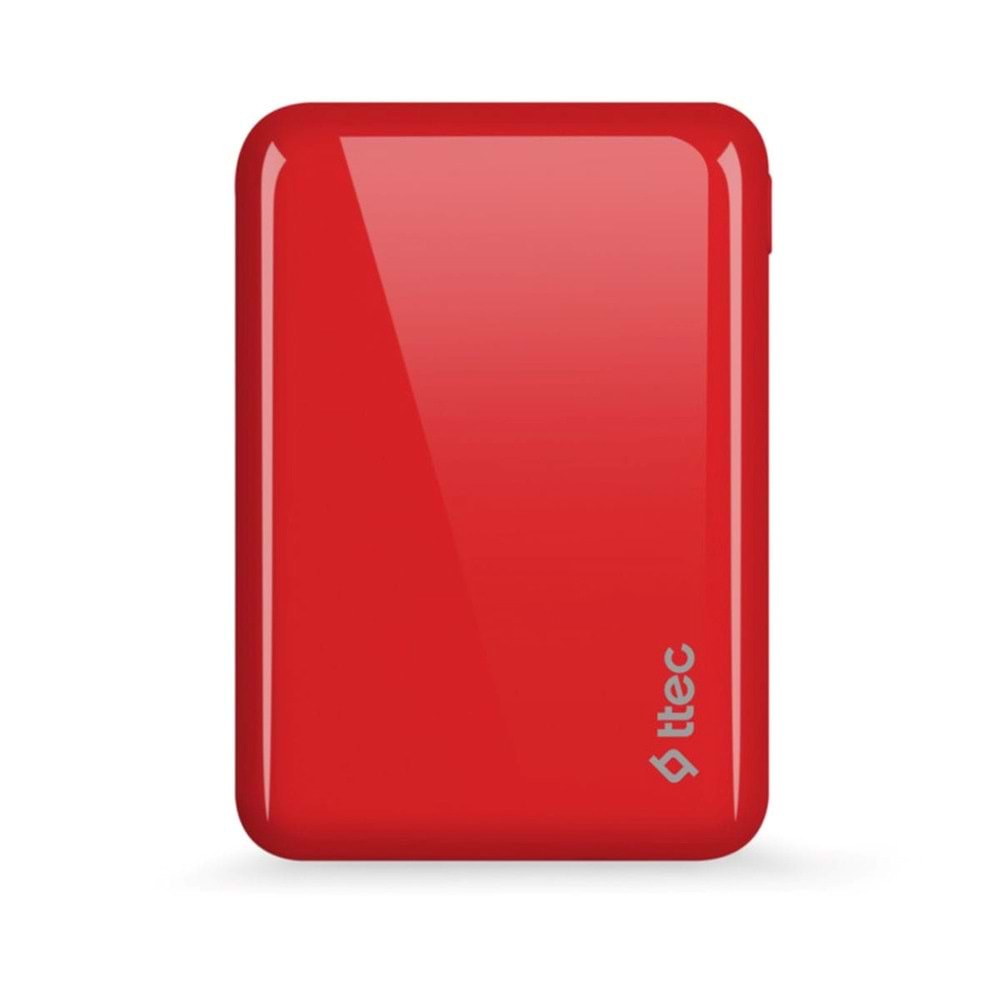 OUTLET Ttec ReCharger S 2A Powerbank 10000 mAh Kırmızı - 2BB174K OUTLET