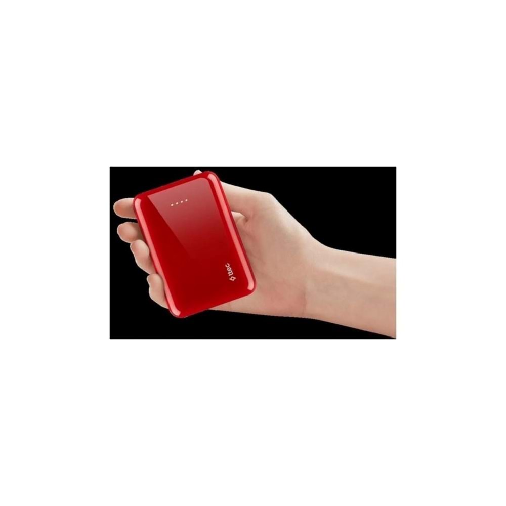 OUTLET Ttec ReCharger S 2A Powerbank 10000 mAh Kırmızı - 2BB174K OUTLET