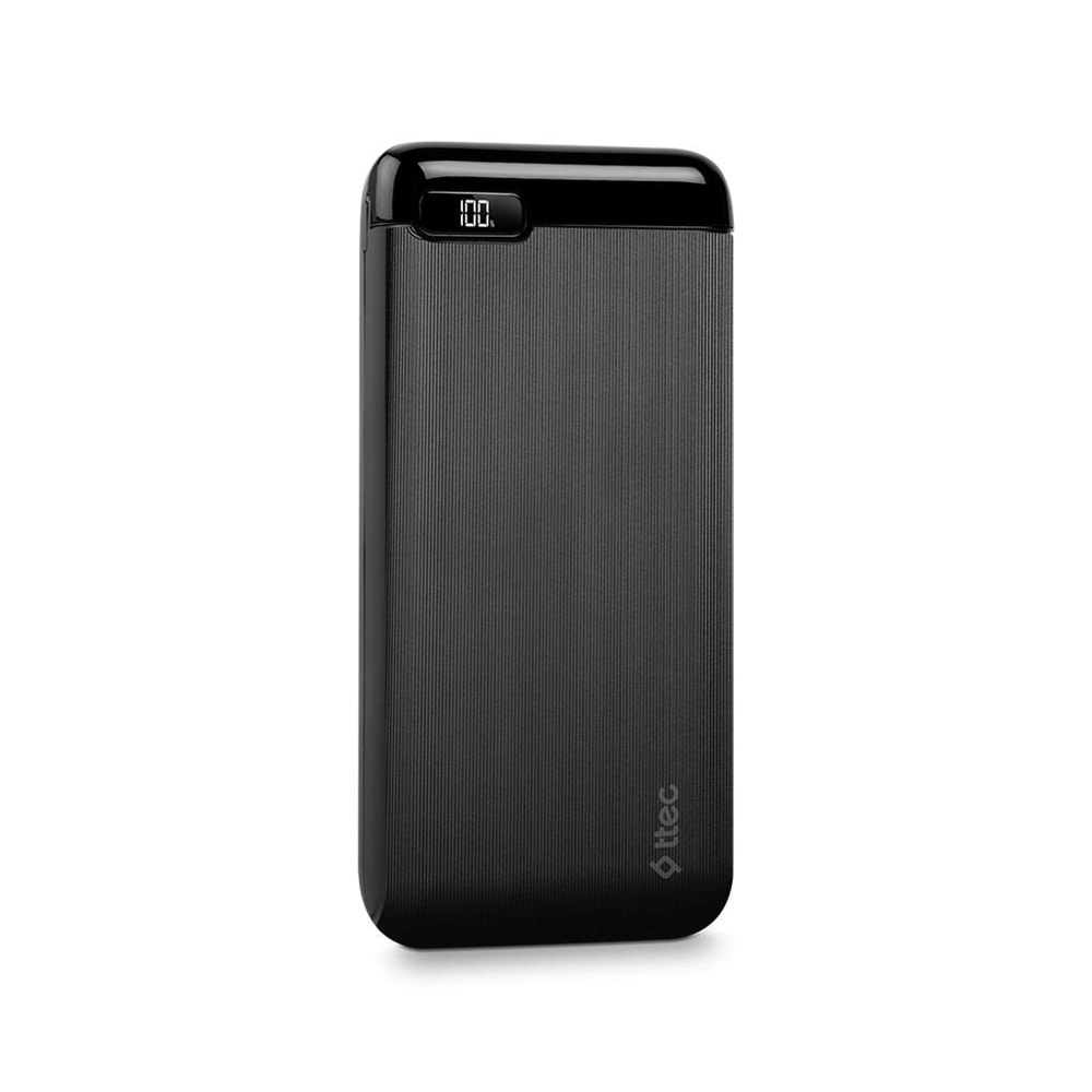 OUTLET Ttec PowerSlim LCD10.000mAh Taşınabilir Şarj Cihazı Siyah - 2BB183S OUTLET