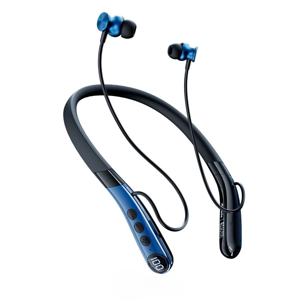 PDAteknoloji AZ-BN05 Boyun Askılı Bluetooth Kulaklık (400mah, 60 saat bekleme) (BU ÜRÜN OUTLETTİR)