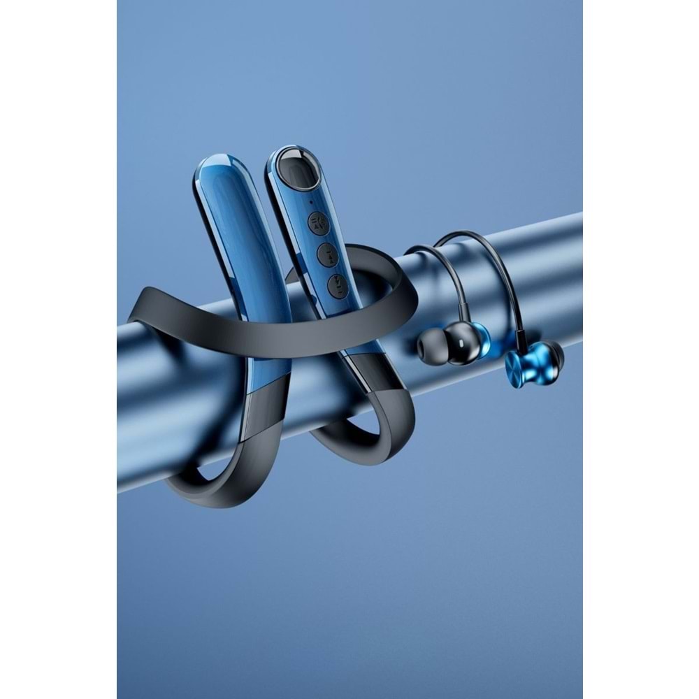 PDAteknoloji AZ-BN05 Boyun Askılı Bluetooth Kulaklık (400mah, 60 saat bekleme) (BU ÜRÜN OUTLETTİR)