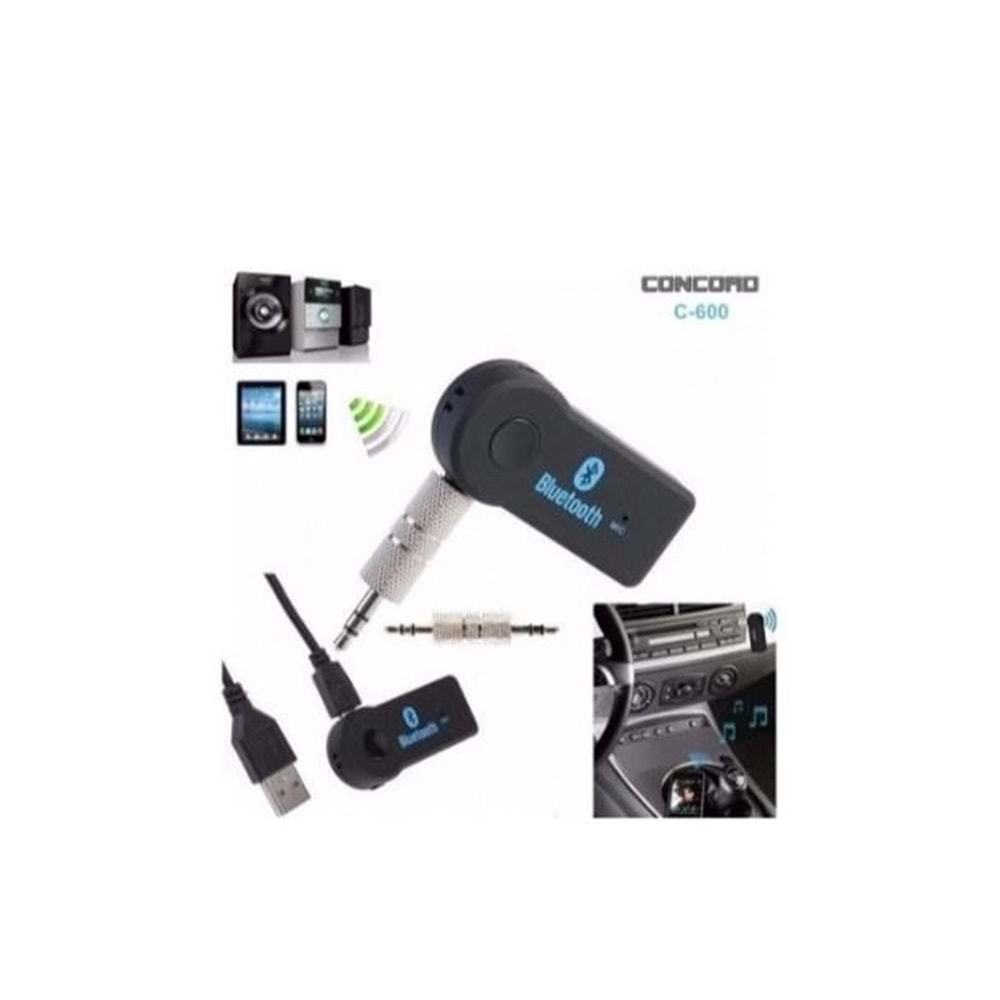 OUTLET CONCORD Wireless Aux Car FM Transmitter C-600 OUTLET