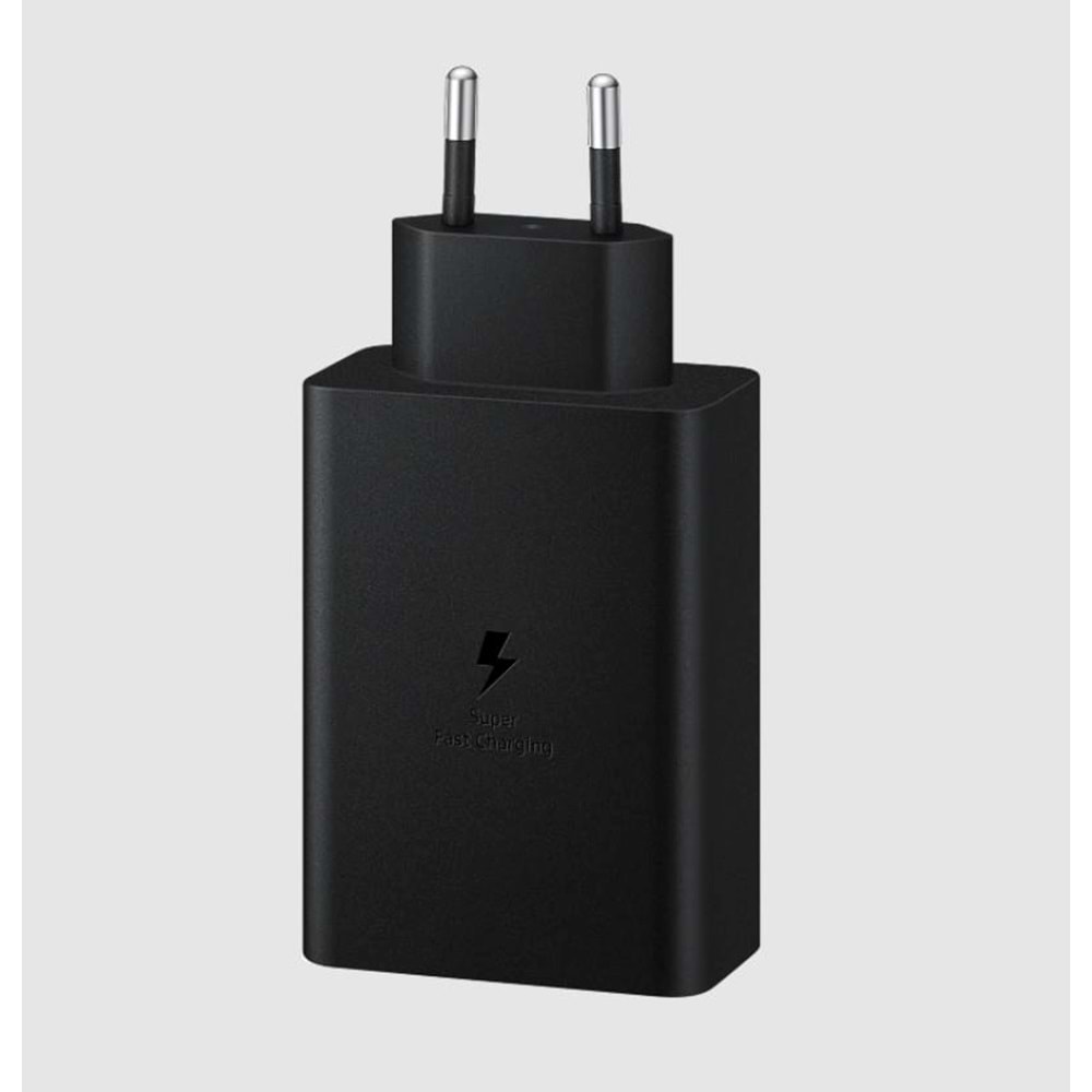 OUTLET Samsung EP-T6530NBEGWW Type C & Type A Hızlı Şarj Aleti Üçlü( 65w-25w-15w)-Siyah OUTLET