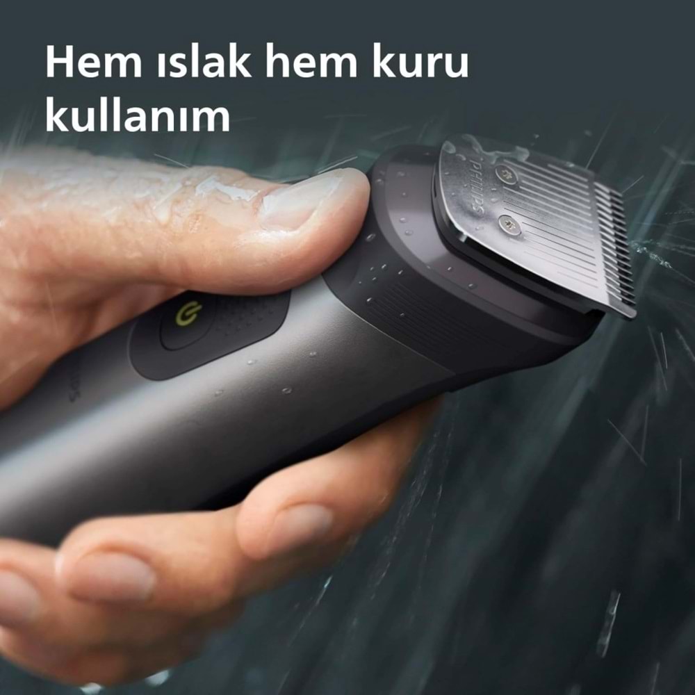 OUTLET Philips 13'ü 1 Arada Erkek Bakım Seti - Yüz/Saç/Vücut (Islak/Kuru Kullanım) MG7920/15 OUTLET