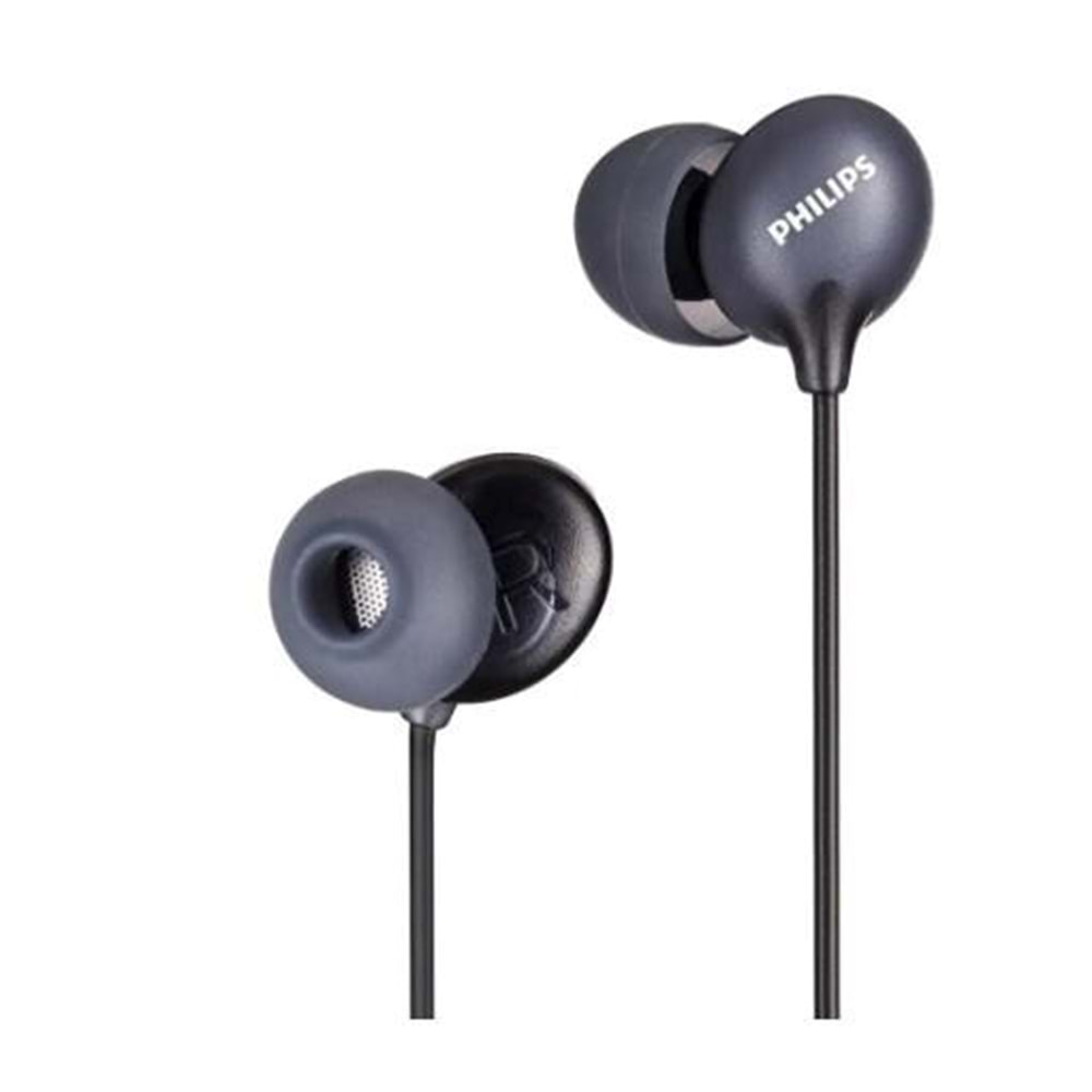 OUTLET Philips SHE2405BK UpBeat Kulakiçi Mikrofonlu Kulaklık Siyah OUTLET