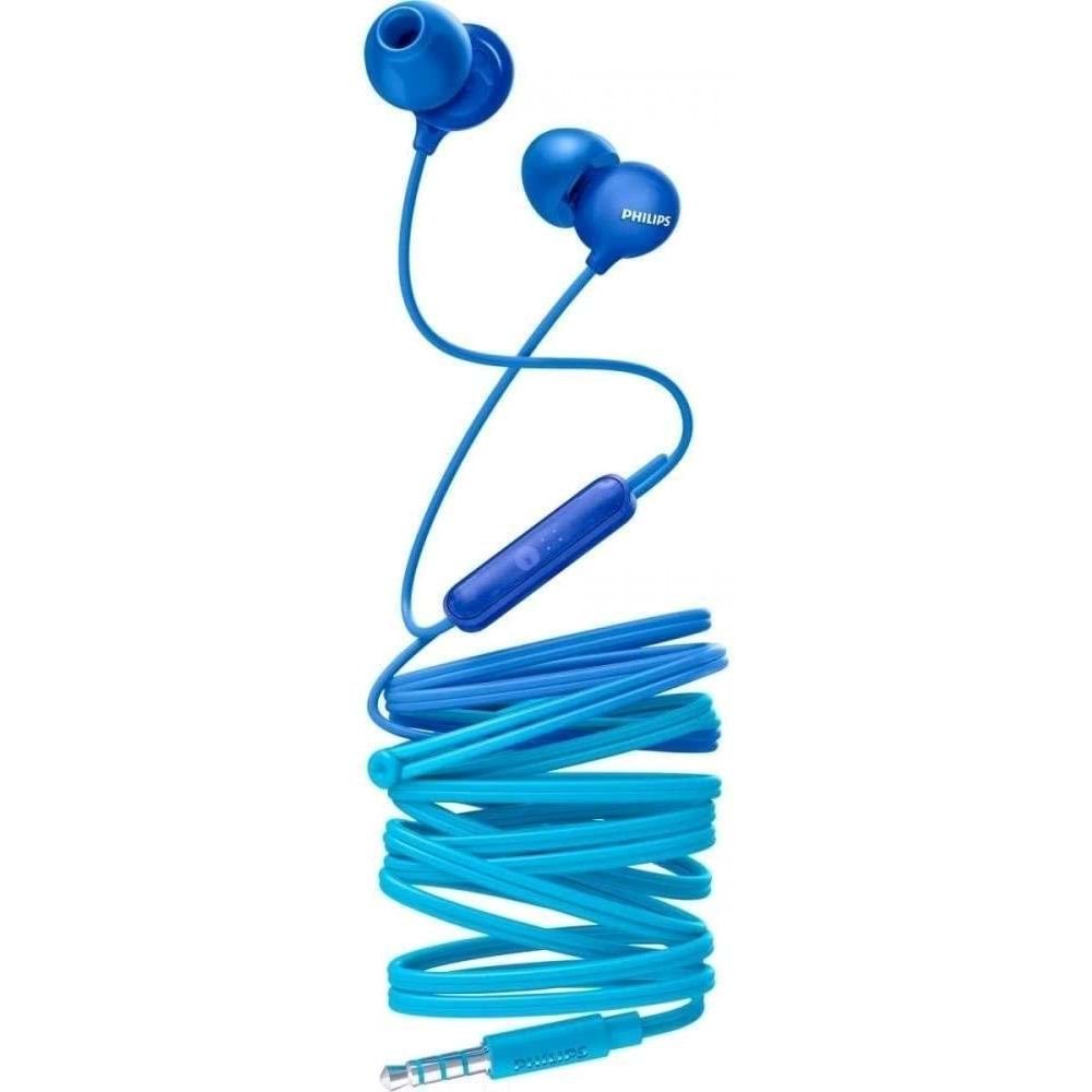 OUTLET Philips SHE2405BL UpBeat Kulakiçi Mikrofonlu Kulaklık Mavi OUTLET