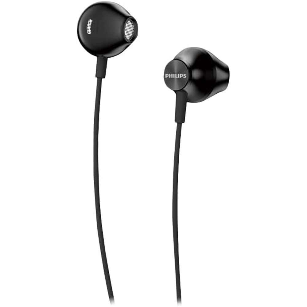 Philips TAUE101BK Mikrofonlu Kulakiçi Kulaklık 3.5mm Jack Girişli - Siyah(BU ÜRÜN OUTLETTİR)