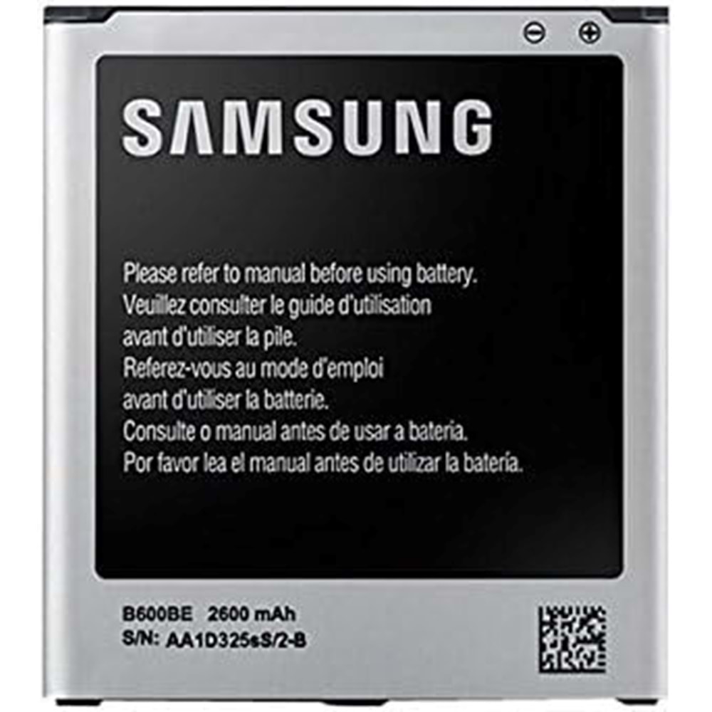 Samsung i9500 Galaxy S4 Orjinal Batarya Pil 2600 mAh- EB-B600BEBECWW (BU ÜRÜN OUTLETTİR)