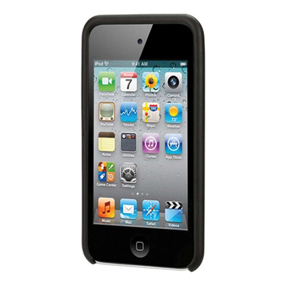 Griffin iPod Touch 4 Şeffaf Siyah Stantlı Kılıf Reveal RE01915