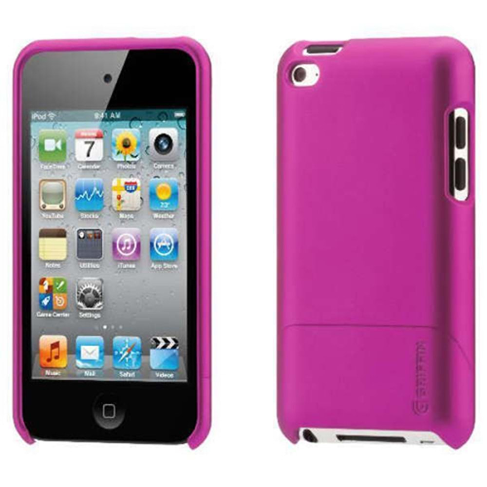 iPod Touch 4 Stantlı Kılıf Outfit ice - Pembe RE01941