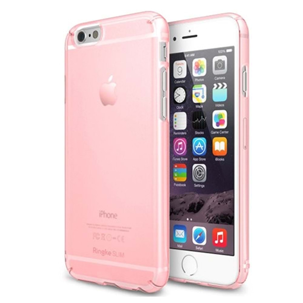 Ringke Slim Frost iPhone 6S Plus/6 Plus Kılıf Orjinal - Frost Pink