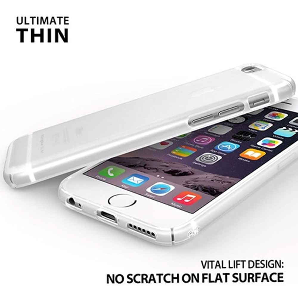 Ringke Slim Frost iPhone 6S Plus/6 Plus Kılıf Orjinal - Frost White