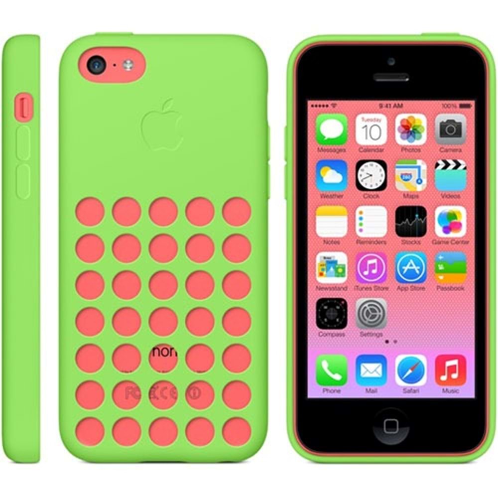 Apple iPhone 5C Kılıf Orjinal MF037ZM/A - Yeşil