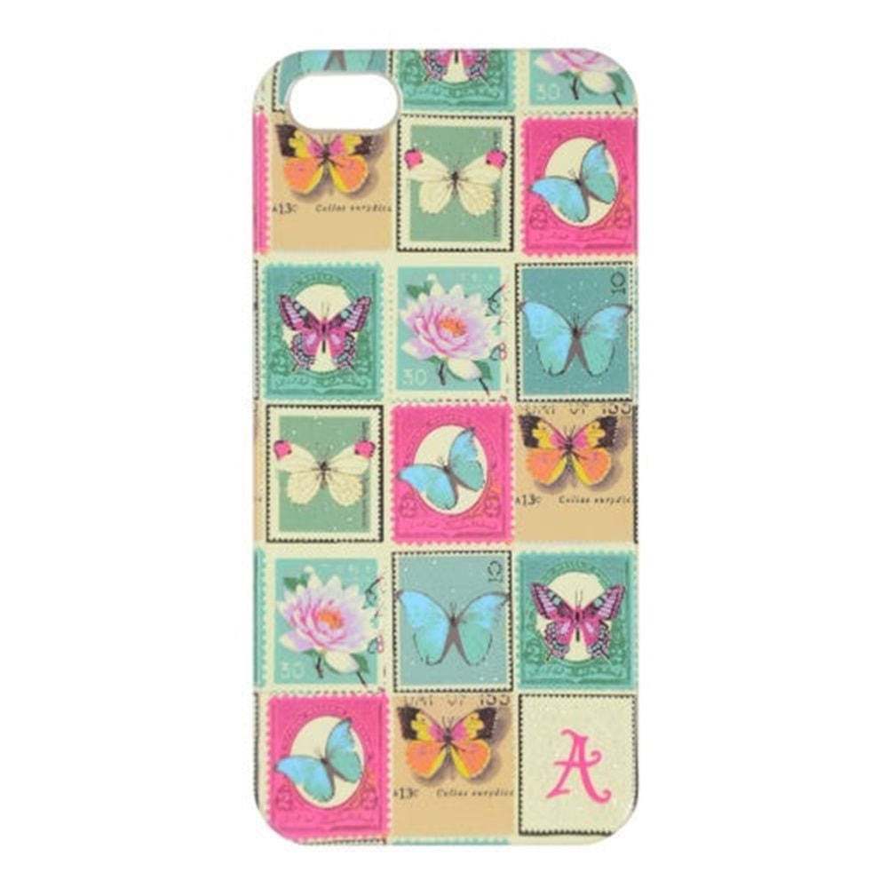 iPhone SE/5S/5 Accessorize Pul Desenli Ojeli Sert Kılıf
