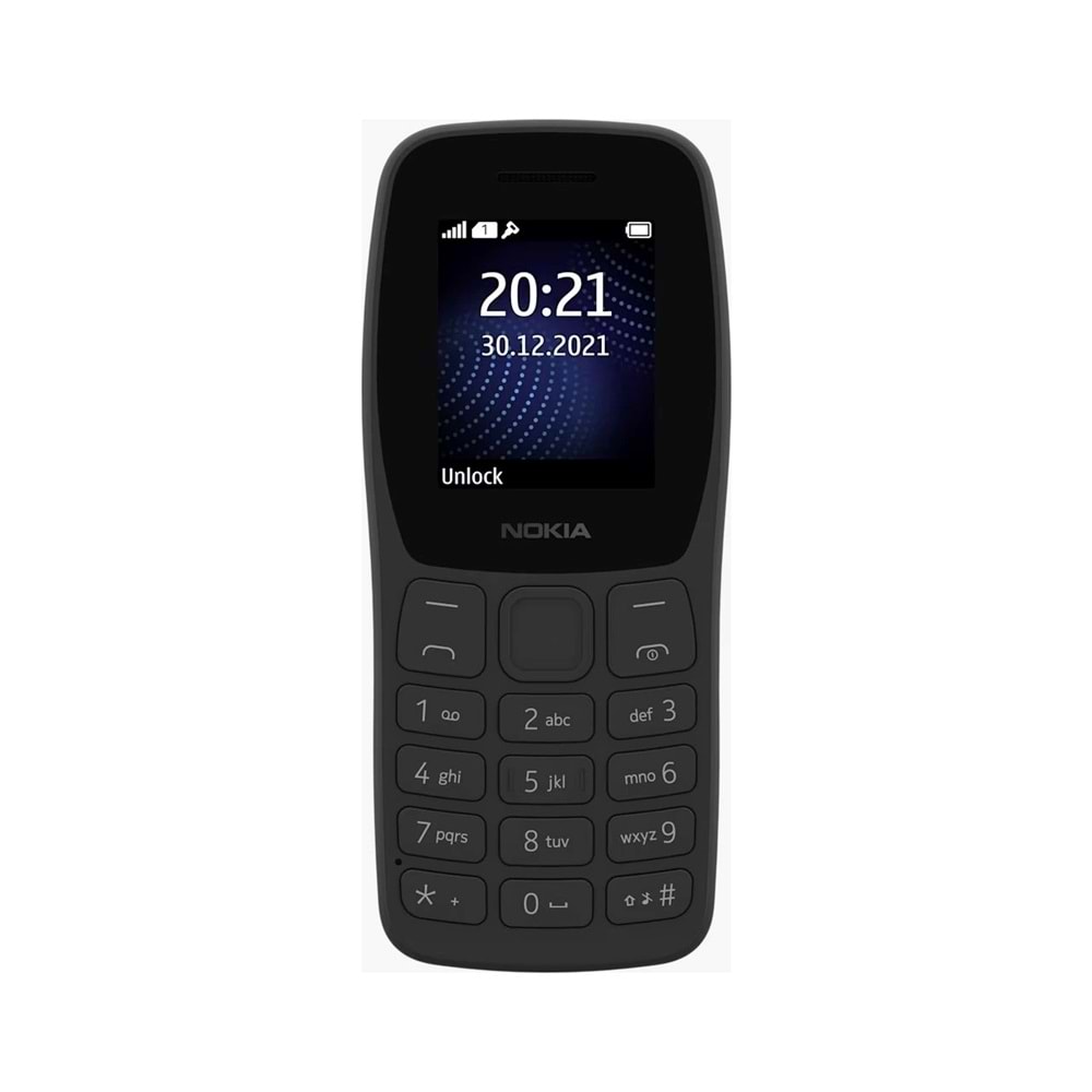 Nokia 105 Tuşlu Cep Telefonu Koyu Gri SP01Z07Z2127Y (Resmi Distribütör Garantili)