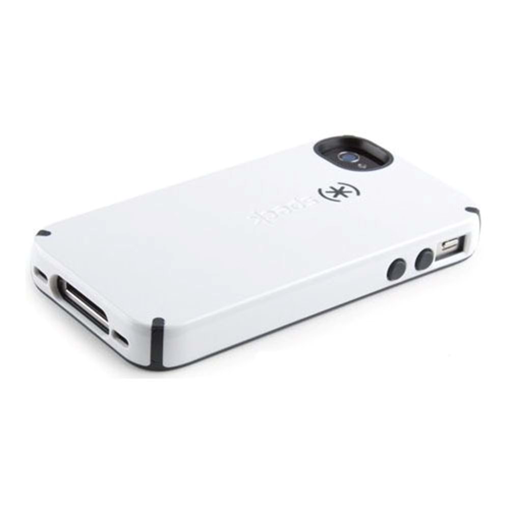 Speck CandyShell iPhone 4/4S Sert Kılıf Beyaz -Siyah SPK-A1244