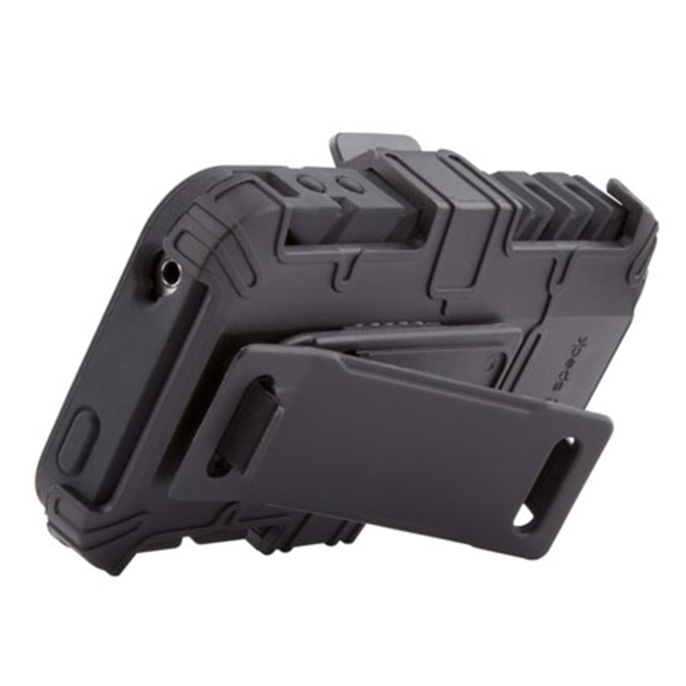 Speck ToughSkin iPhone 4S/4 Korumalı Standlı Kılıf - Siyah