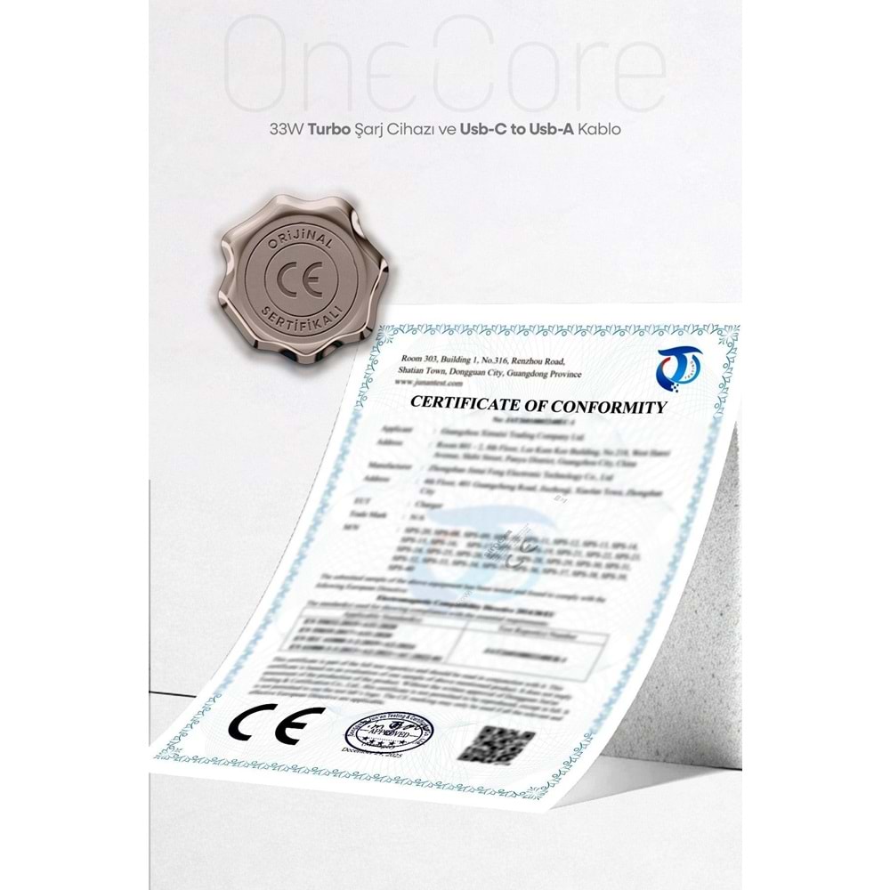 PDAteknoloji 33W Turbo Hızlı Şarj Adaptörü Beyaz (3 Yıl Garantili)
