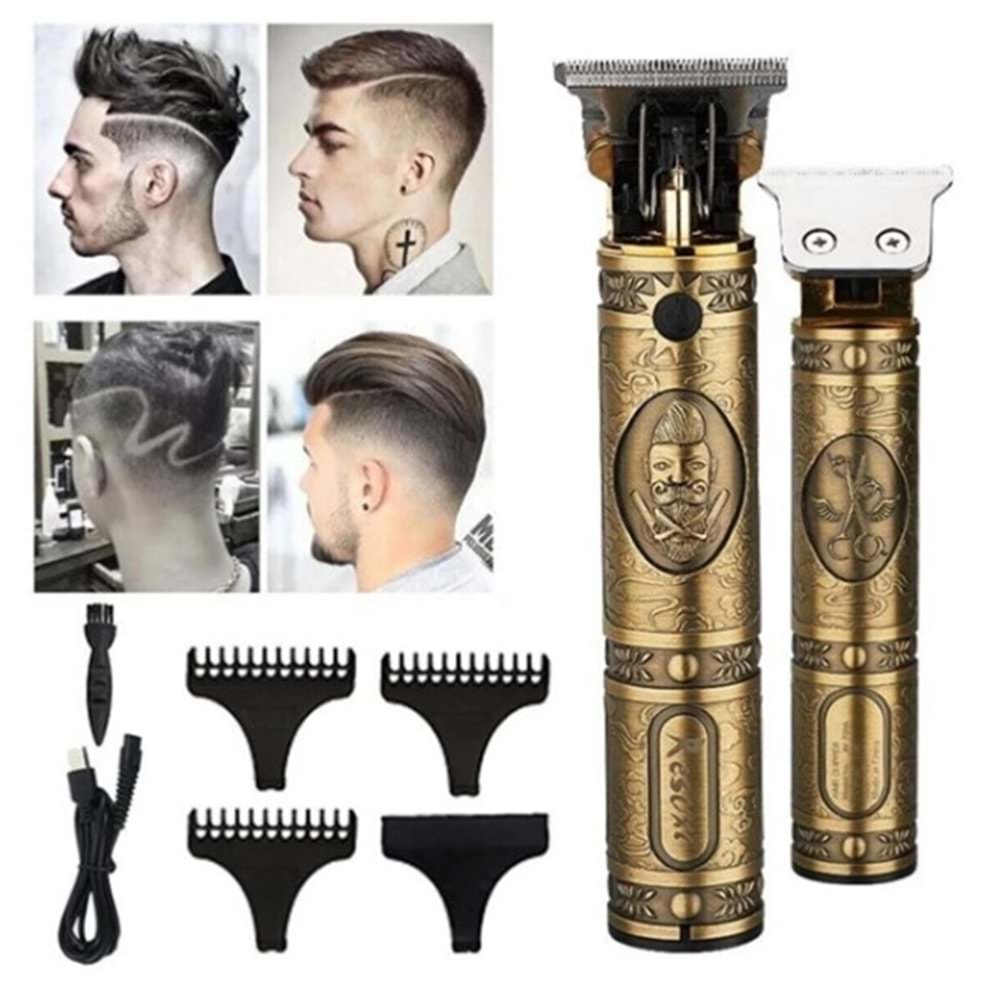 Powertec TR-1818 Ense Sakal Çizim Tıraş Makinesi (T-Bıçak)