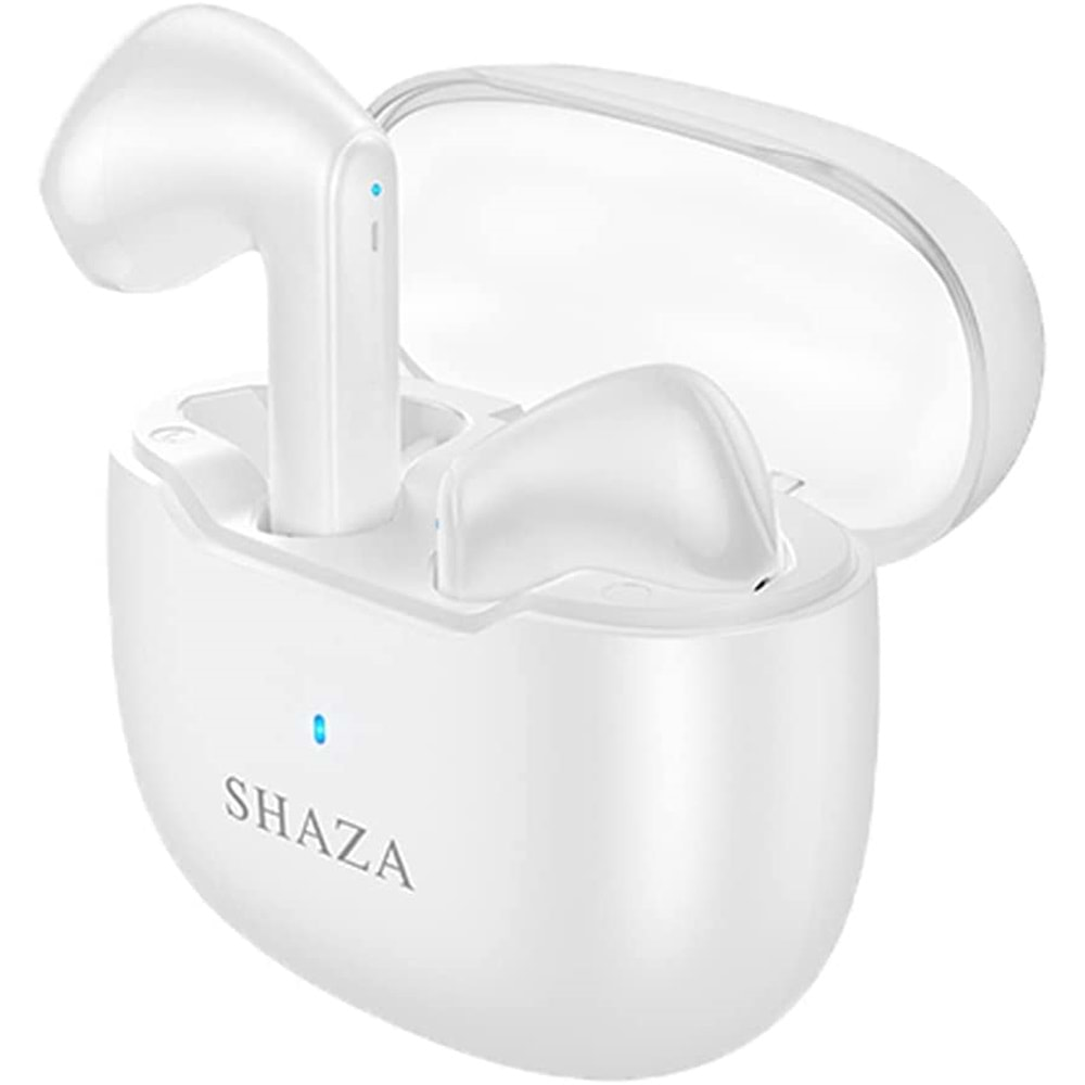 Shaza Air7 Gürültü Azaltma ENC 4 Mikrofonlu Bluetooth 5.3 TWS Kulaklık Beyaz