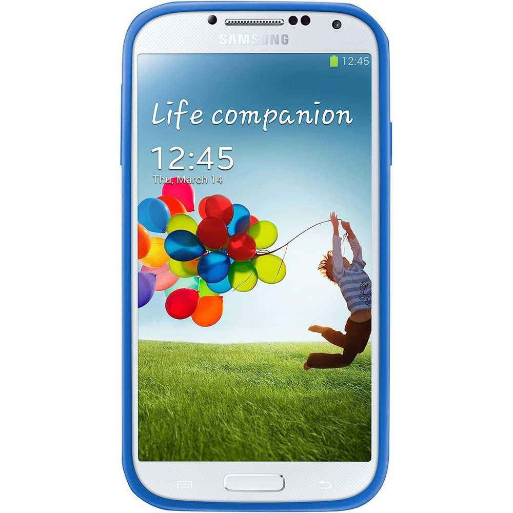 Samsung i9500 Galaxy S4 Orjinal Protective Cover - Mavi EF-PI950BCEGWW