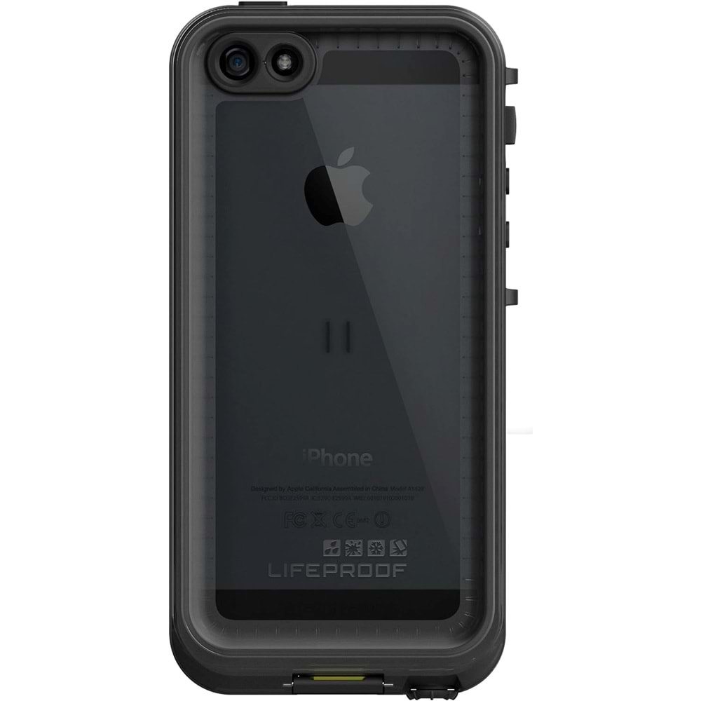 Apple iPhone SE/5S/5 LifeProof Nüüd Ultra Koruma Kılıfı - Siyah (BU ÜRÜN OUTLETTİR)