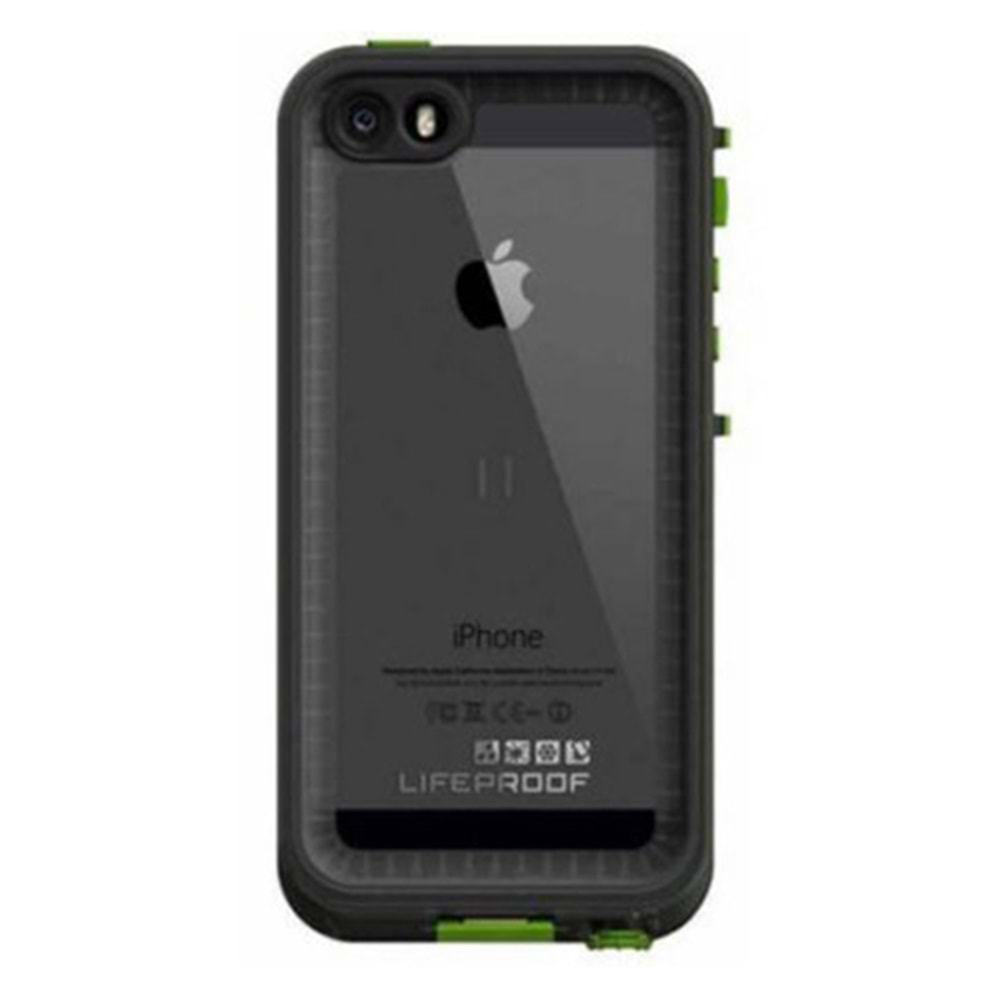 OUTLET Apple iPhone SE/5S/5 ile Uyumlu LifeProof Nüüd Ultra Koruma Kılıfı - Yeşil OUTLET