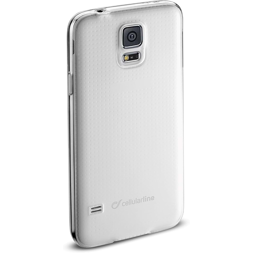 Cellular Line Samsung Galaxy S5 Fine Parlak Silikon Kılıf Şeffaf