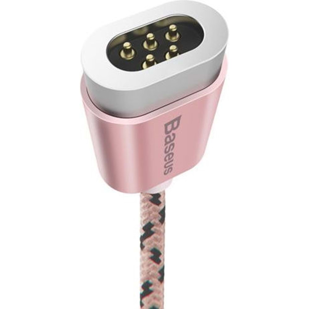 Baseus Insnap Series Lightning Manyetik USB Kablo - Rose Gold CALIGHTNG-LF0R